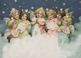 ANGELO Buon Anno Natale Vintage Cartolina CPSM #PAS768.IT - Angels