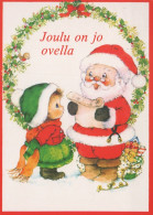 BABBO NATALE BAMBINO Natale Vintage Cartolina CPSM #PAK227.IT - Santa Claus