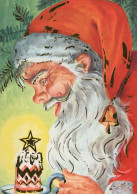 BABBO NATALE Natale Vintage Cartolina CPSM #PAJ872.IT - Santa Claus