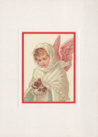 ANGELO Buon Anno Natale Vintage Cartolina CPSM #PAJ275.IT - Anges