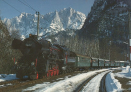 TRENO TRASPORTO FERROVIARIO Vintage Cartolina CPSM #PAA819.IT - Trains