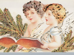 ANGELO Buon Anno Natale Vintage Cartolina CPSM #PAH067.IT - Angels