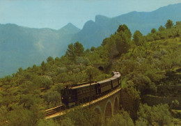 TRENO TRASPORTO FERROVIARIO Vintage Cartolina CPSM #PAA751.IT - Trains