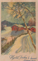 Neujahr Weihnachten Vintage Ansichtskarte Postkarte CPSMPF #PKG223.DE - New Year