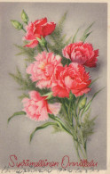 FLOWERS Vintage Ansichtskarte Postkarte CPA #PKE558.DE - Flowers