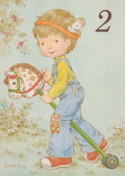 ALLES GUTE ZUM GEBURTSTAG 2 Jährige JUNGE KINDER Vintage Postal CPSM #PBT988.DE - Birthday