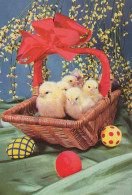 OSTERN HUHN EI Vintage Ansichtskarte Postkarte CPSM #PBO858.DE - Pâques