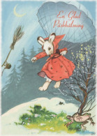 OSTERN KANINCHEN Vintage Ansichtskarte Postkarte CPSM #PBO355.DE - Easter