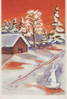 Neujahr Weihnachten Vintage Ansichtskarte Postkarte CPSM #PBN484.DE - New Year
