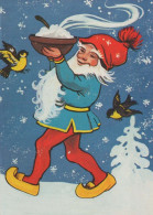 WEIHNACHTSMANN SANTA CLAUS Neujahr Weihnachten Vintage Ansichtskarte Postkarte CPSM #PBL431.DE - Santa Claus