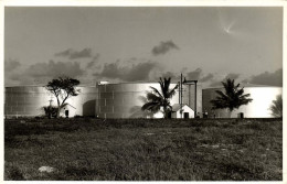 Dominican Republic, BARAHONA, Sugar Refinery Molasses Tanks (1940s) RPPC Postcard (2) - República Dominicana