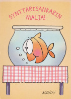 PESCE Animale Vintage Cartolina CPSM #PBS871.IT - Fish & Shellfish