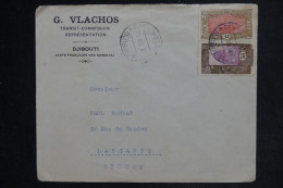 CÔTE DES SOMALIS - Enveloppe Commerciale De Djibouti Pour La Suisse - L 152957 - Brieven En Documenten