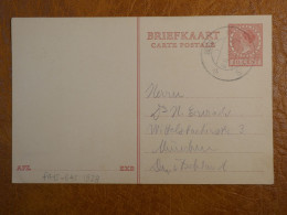 I 26 PAYS BAS    BELLE CARTE ENTIER 1928 A  MUNCHEN GERMANY ++AFF. INTERESSANT++ - Postal Stationery