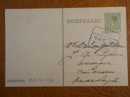 I 26 PAYS BAS    BELLE CARTE ENTIER 1930  A  LEIDEN  ++AFF. INTERESSANT++ - Ganzsachen