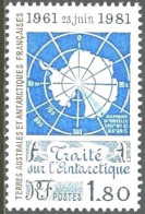 ARCTIC-ANTARCTIC, FRENCH S.A.T. 1980 ANTARCTIC TREATY** - Antarktisvertrag