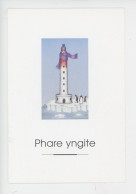 Magali Chaudet Illustrateur Les Phares Z' Et Attrapes "Phare Yngite"  Pingouin Cache-nez - Cp Vierge Gul Stream 2000 - Humour