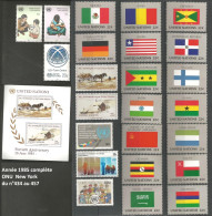 ONU   Nations Unies 1985 Année Complète Neufs ** ONU New York - Unused Stamps