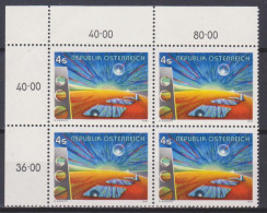 1981 , Mi 1687 ** (1) - 4er Block Postfrisch -  Moderne Kunst In Österreich - Unused Stamps
