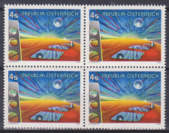 1981 , Mi 1687 ** (2) - 4er Block Postfrisch -  Moderne Kunst In Österreich - Unused Stamps