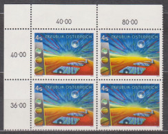 1981 , Mi 1687 ** (4) - 4er Block Postfrisch -  Moderne Kunst In Österreich - Unused Stamps
