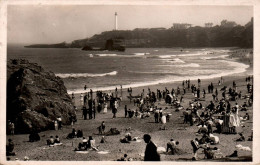 N°3925 W -cpsm Biarritz -la Grande Plage- - Biarritz