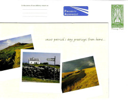 EIRE - 2003 Busta Postale Nuova ST. PATRICK'S DAY Con Impronta Francobollo S.PATRIZIO E Con Biglietto Augurale - 1237 - Christianity