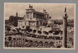 CPA - Italie - Roma - Monumento A Vittorio Emanuele II E Il Foro Traiano - Non Circulée - Other Monuments & Buildings