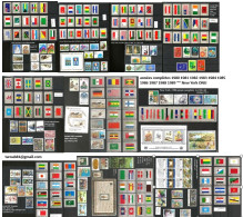 ONU   Nations Unies 1980 1981 1982 1983 1984 1985 1986 1987 1988 1989 Années Complètes Neufs ** ONU New York - Ongebruikt