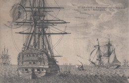 CPA, Ile D'Aix, Embarquement De Napoléon Sur Le "Bellerophon" - Schiffe