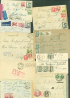 Espagne Guerre Civile Lot 20 Lettres Avec Censure Espagne Allemagne - Covers & Documents