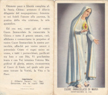 Santino Cuore Immacolato Di Maria - Devotion Images