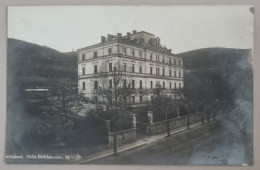 CPA Circulée To Dresden - Československo - KARLSBAD, VILLA EICHHAUSEN - Tchéquie