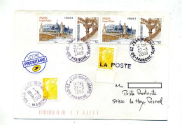 Lettre Cachet Saint Jean Sur Congres Poste Restante La Haye + Annulation La Poste - Manual Postmarks