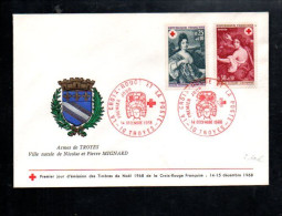 FDC 1968 CROIX ROUGE - 1960-1969