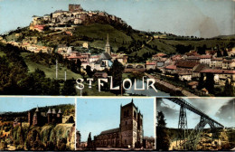 N°3930 W -cpsm Saint Flour Multivues- - Saint Flour