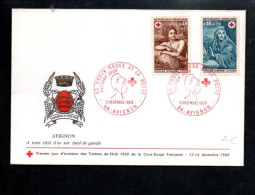 FDC 1969 CROIX ROUGE - 1960-1969