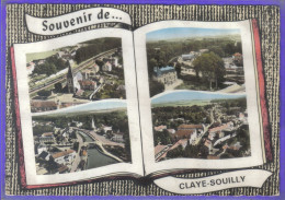 Carte Postale 77. Claye-Souilly   à Livre Ouvert Très Beau Plan - Claye Souilly