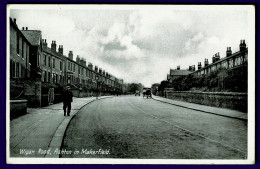 Ref 1655 - Early Postcard - Houses On Wigan Road Ashton-in-Makerfield Manchester Lancashire - Other & Unclassified