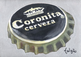 E6-104 Litografía Cerveza Coronita México. The Elysian  Collection. - Publicité