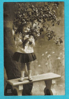 * Fantaisie - Fantasy - Fantasie (Enfant - Child - Kind) * (DIX 1207/5) Girl, Fille, Meisje, Portrait, Photo, Arbre Tree - Abbildungen