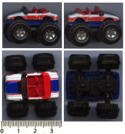 Miniature Auto MICRO MACHINES Galoob 1987 : MUSTANG CONVERTIBLE ‘’MONSTER TRUCK’’ - 6899 - Otros & Sin Clasificación