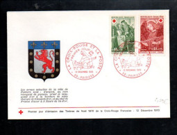 FDC 1970 CROIX ROUGE - 1970-1979