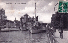 74 - ANNECY - Le Port Et Le Chateau - Annecy