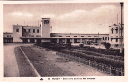 Maroc  - OUDJA  - Gare Avec Bureaux Des Douanes - Altri & Non Classificati