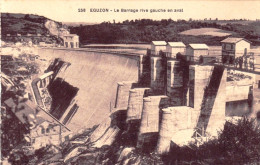 36 - Indre - EGUZON - CHANTOME - Le Barrage -  Rive Gauche En Aval - Altri & Non Classificati
