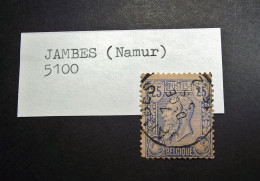 Belgie Belgique - 1884  - COB/OBP  48   -  1 Value - Gestempeld /obl. Jambes - 1893-1907 Stemmi