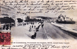 06 - NICE - Hotel De Luxembourg - Promenade Des Anglais - 1905 - Pubs, Hotels And Restaurants