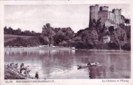 03 - Allier -  BOURBON L'ARCHAMBAULT - Le Chateau Et L'étang - Lavandieres - Bourbon L'Archambault