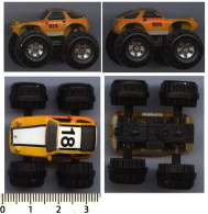 Miniature Auto MICRO MACHINES Galoob 1987 : PORSCHE 928 ‘’MONSTER TRUCK’’ - 6900 - Other & Unclassified